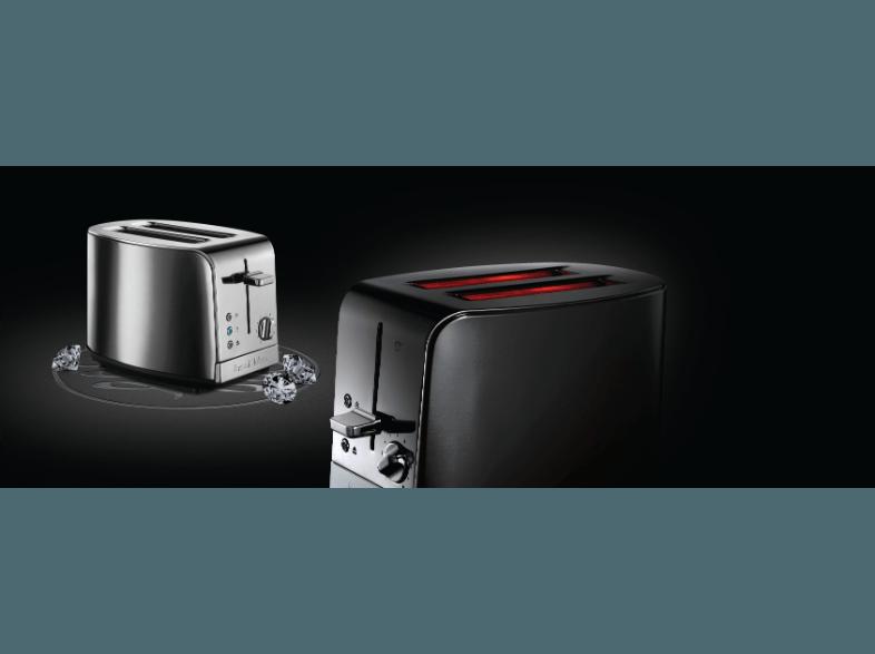 RUSSELL HOBBS 21782-56 Jewels Toaster Edelstahl/Grau (1050 Watt, Schlitze: 2 extra breite Toastschlitze), RUSSELL, HOBBS, 21782-56, Jewels, Toaster, Edelstahl/Grau, 1050, Watt, Schlitze:, 2, extra, breite, Toastschlitze,