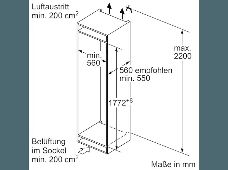 SIEMENS KI86SHD40 Kühlgefrierkombination (151 kWh/Jahr, A   , 1772 mm hoch, Weiß)