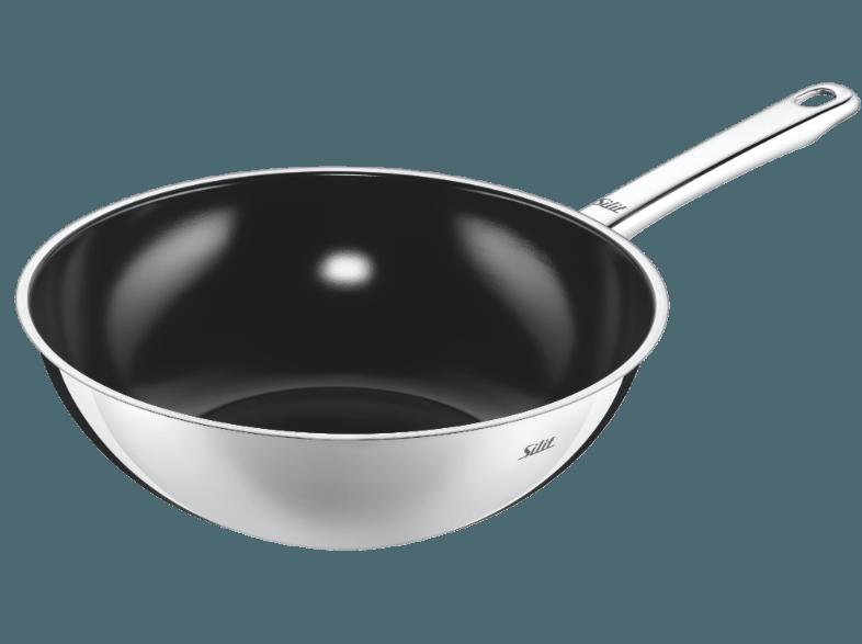 SILIT 21.3726.3753 Wuhan Wok (Edelstahl, ), SILIT, 21.3726.3753, Wuhan, Wok, Edelstahl,