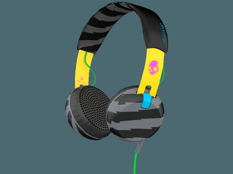 SKULLCANDY GRIND Kopfhörer Gelb/Schwarz/Grau, SKULLCANDY, GRIND, Kopfhörer, Gelb/Schwarz/Grau