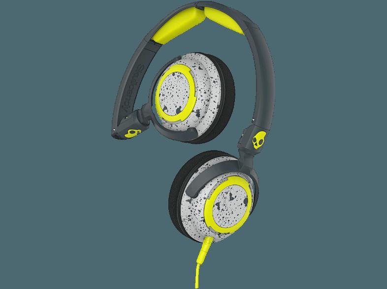 SKULLCANDY LOWRIDER Kopfhörer Grau/Gelb/Schwarz