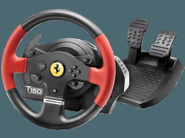 THRUSTMASTER T150 Ferrari Edition Lenkrad inkl. Pedalset, THRUSTMASTER, T150, Ferrari, Edition, Lenkrad, inkl., Pedalset