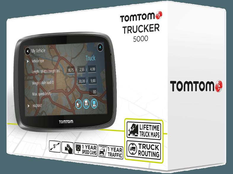 TOMTOM Trucker 5000 LKW, Bus, Lieferwagen Europa, TOMTOM, Trucker, 5000, LKW, Bus, Lieferwagen, Europa