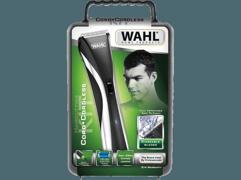 WAHL 9698-1016 Rinseable Hybrid Series Haarschneider Schwarz/Silber (Netzbetrieb/Akkubetrieb), WAHL, 9698-1016, Rinseable, Hybrid, Series, Haarschneider, Schwarz/Silber, Netzbetrieb/Akkubetrieb,