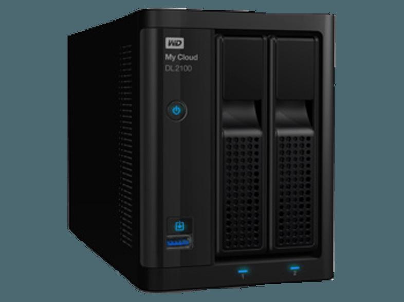 WD WDBBAZ0000NBK-EESN My Cloud DL2100  3.5 Zoll extern