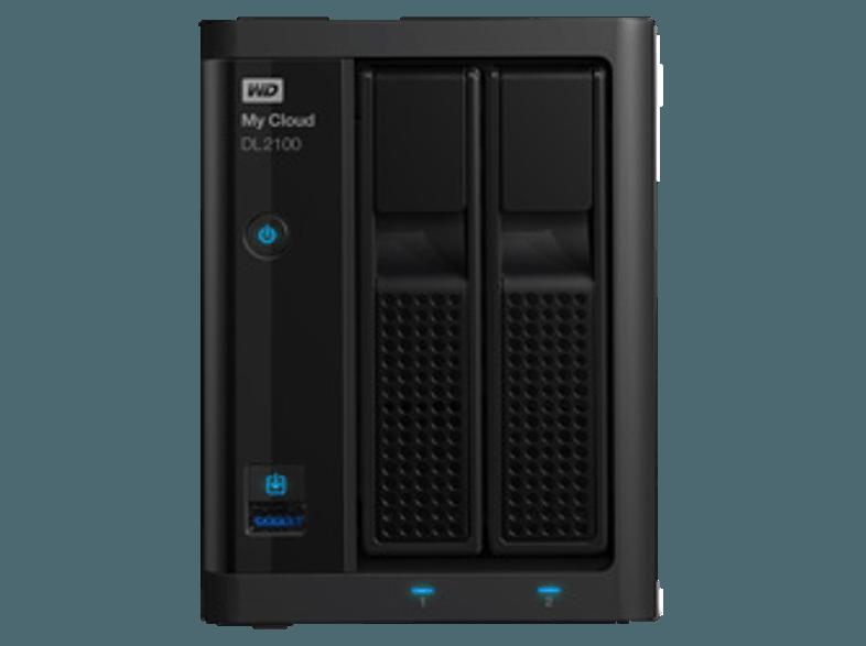 WD WDBBAZ0000NBK-EESN My Cloud DL2100  3.5 Zoll extern