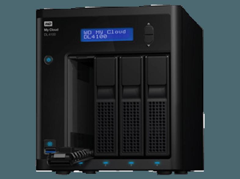 WD WDBNEZ0160KBK-EESN My Cloud DL4100  16 TB 3.5 Zoll extern