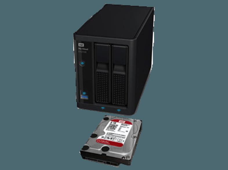 WD WDBWAZ0040JBK-EESN My Cloud EX2100  4 TB 3.5 Zoll extern