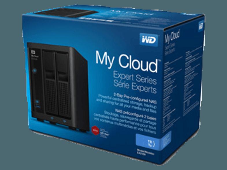 WD WDBWAZ0040JBK-EESN My Cloud EX2100  4 TB 3.5 Zoll extern, WD, WDBWAZ0040JBK-EESN, My, Cloud, EX2100, 4, TB, 3.5, Zoll, extern