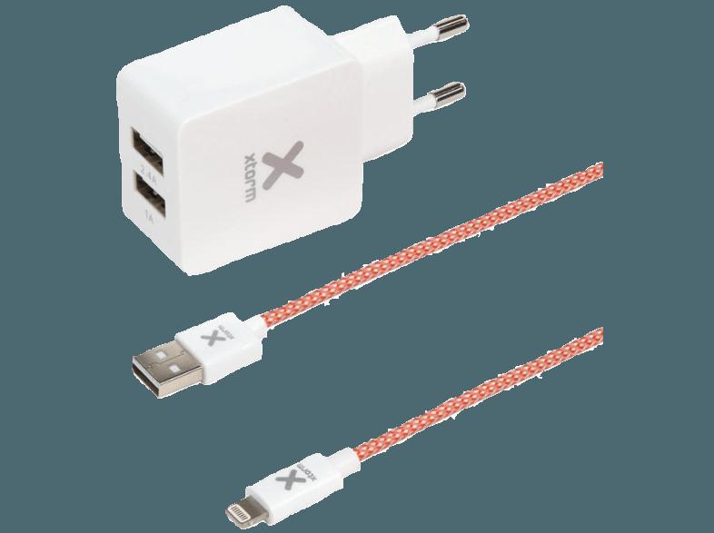 XTORM CX004 Lightning USB Kabel   AC Adapter