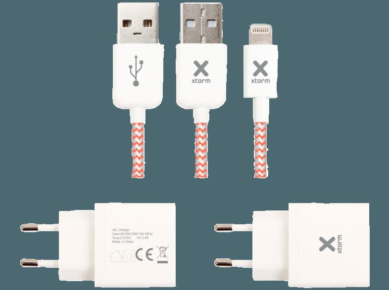 XTORM CX004 Lightning USB Kabel   AC Adapter