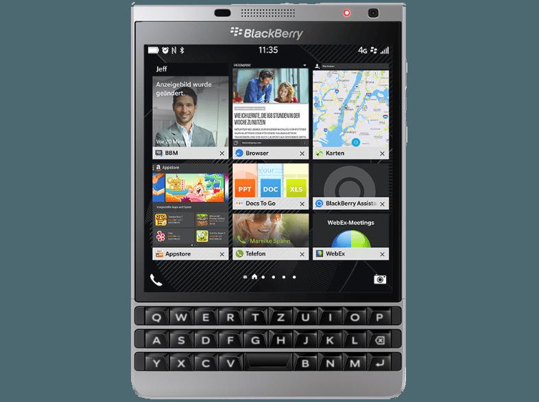 BLACKBERRY Passport Silver Edition 32 GB Schwarz/Silber, BLACKBERRY, Passport, Silver, Edition, 32, GB, Schwarz/Silber