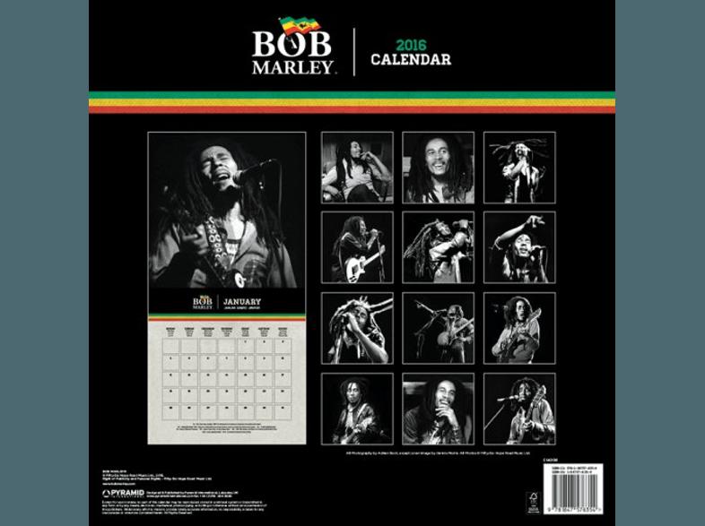 Bob Marley - Kalender 2016 (30x30)