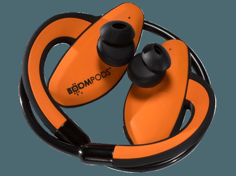 BOOMPODS 280720 Sportpods Kopfhörer Orange/Schwarz, BOOMPODS, 280720, Sportpods, Kopfhörer, Orange/Schwarz