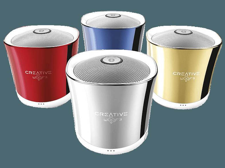 CREATIVE Woof 3 BT Bluetooth Lautsprecher Blau