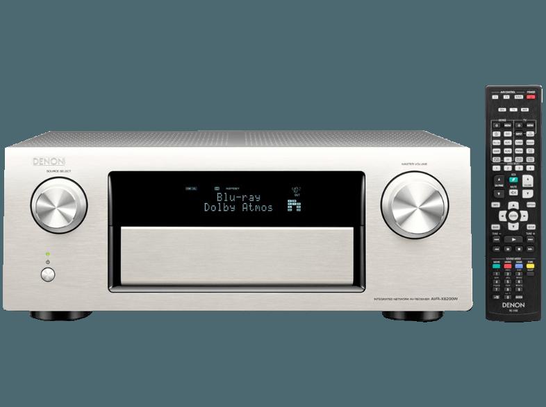 DENON AVR-X6200W AV-Receiver (13 Kanäle, 205 Watt pro Kanal, Silber), DENON, AVR-X6200W, AV-Receiver, 13, Kanäle, 205, Watt, pro, Kanal, Silber,