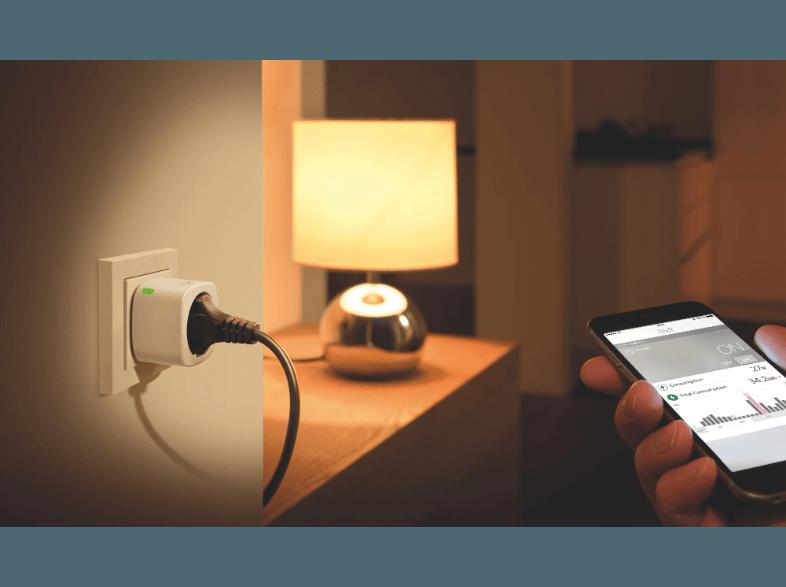 ELGATO 1EE108301001 Eve Energy, Kabelloser Stromsensor & Schalter mit Apple HomeKit-Unterstützung Kabelloser Stromsensor und Schalter mit Apple HomeK