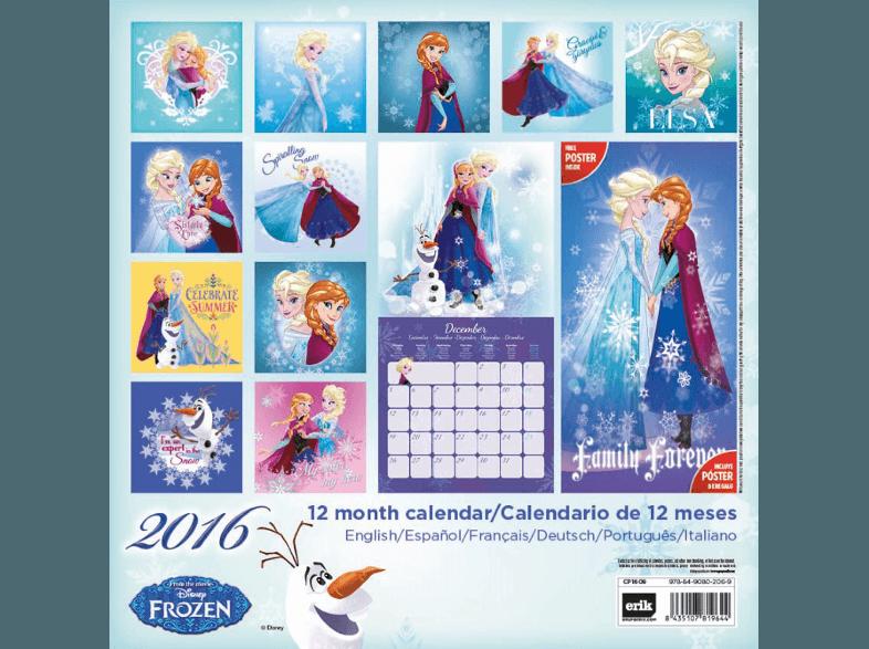 Frozen Group - Kalender 2016 (30x30)