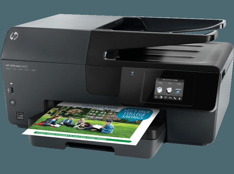 HP Officejet 6820 e-All-in-One Tintenstrahl 4-in-1 Multifunktionsdrucker WLAN