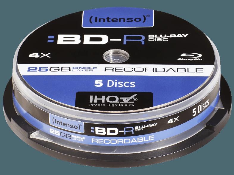 INTENSO 5001111 Blu-Ray-Disc Rohlinge 5 Stk., INTENSO, 5001111, Blu-Ray-Disc, Rohlinge, 5, Stk.