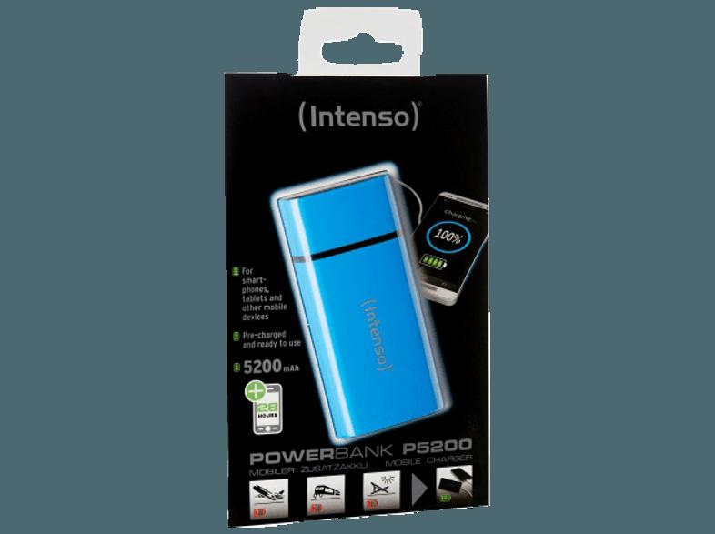 INTENSO 7320525 P5200 mAh Powerbank 5200 mAh Blau, INTENSO, 7320525, P5200, mAh, Powerbank, 5200, mAh, Blau