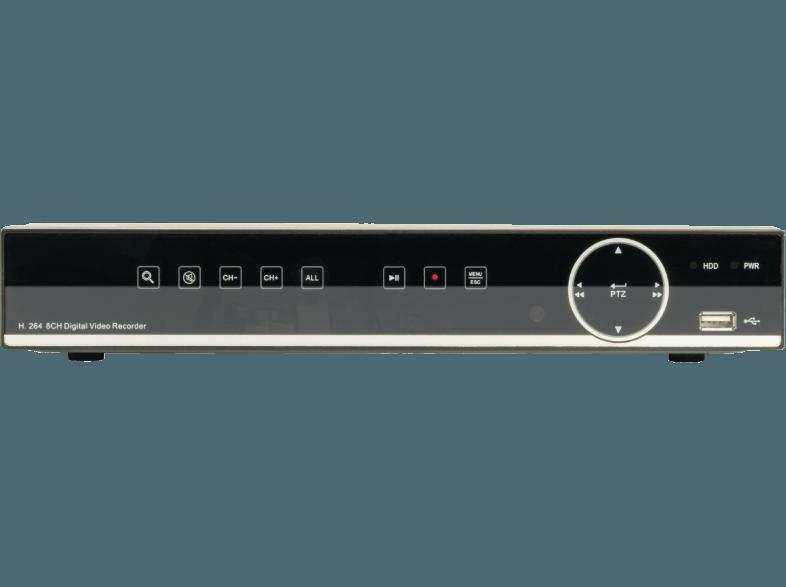 KÖNIG SAS-DVR1008 Überwachungsvideorekorder, KÖNIG, SAS-DVR1008, Überwachungsvideorekorder