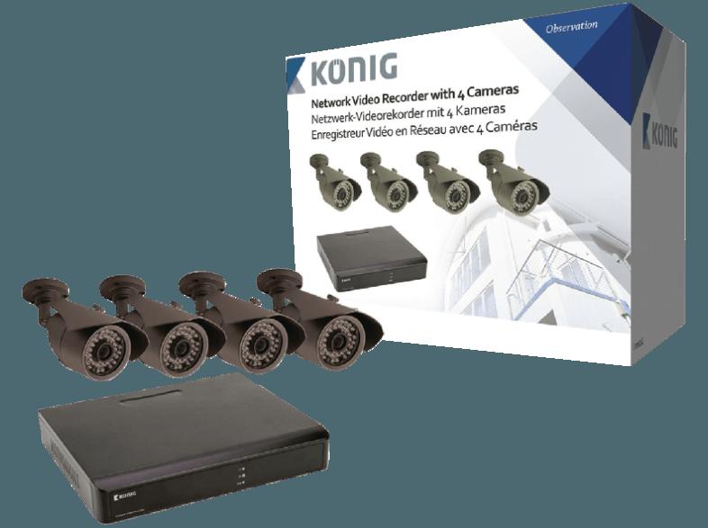 KÖNIG SAS-SETNVR10 Überwachungsvideorekorder, KÖNIG, SAS-SETNVR10, Überwachungsvideorekorder