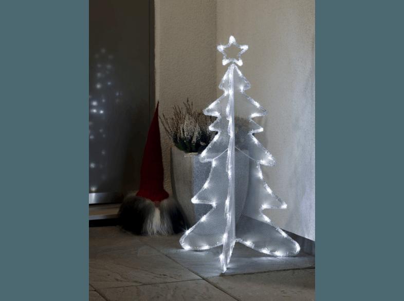 KONSTSMIDE 3921-203 3D LED Acryl Tannenbaum,  Transparent,  Kaltweiß, KONSTSMIDE, 3921-203, 3D, LED, Acryl, Tannenbaum, Transparent, Kaltweiß