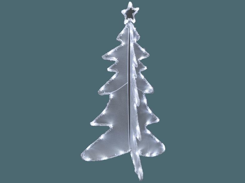 KONSTSMIDE 3921-203 3D LED Acryl Tannenbaum,  Transparent,  Kaltweiß, KONSTSMIDE, 3921-203, 3D, LED, Acryl, Tannenbaum, Transparent, Kaltweiß