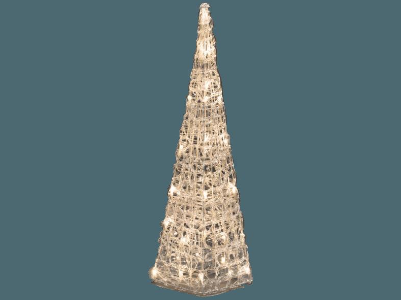KONSTSMIDE 6105-103 Pyramide LED Acryl,  Transparent,  Warmweiß