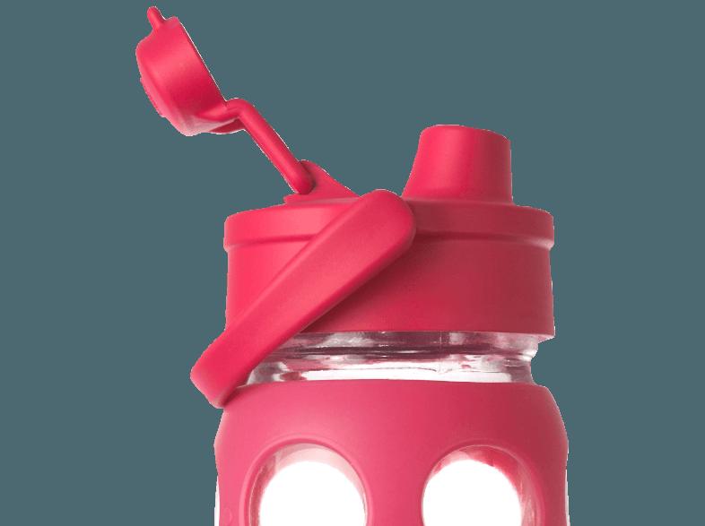 LIFEFACTORY 14701 Trinkflasche Raspberry