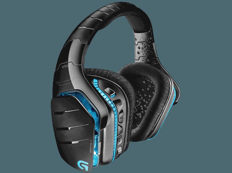 LOGITECH G933 Artemis Spectrum Gaming-Headset Schwarz/Blau, LOGITECH, G933, Artemis, Spectrum, Gaming-Headset, Schwarz/Blau