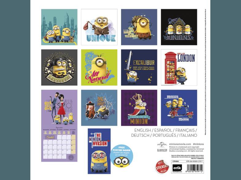 Minions Lambretta - Kalender 2016 (30x30)