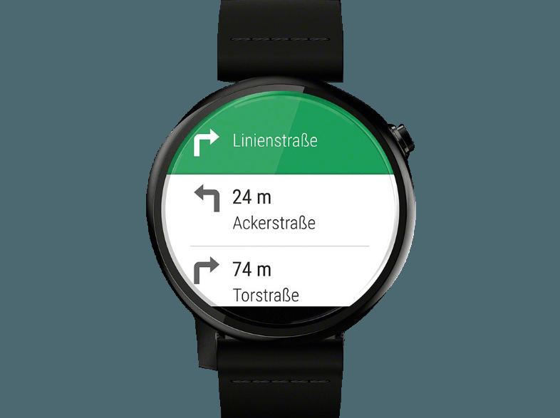 MOTOROLA Moto 360 (2. Gen.) 42 mm Schwarz (Smart Watch)