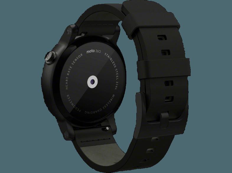 MOTOROLA Moto 360 (2. Gen.) 42 mm Schwarz (Smart Watch), MOTOROLA, Moto, 360, 2., Gen., 42, mm, Schwarz, Smart, Watch,