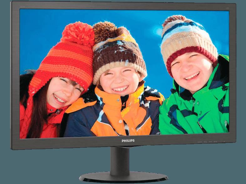 PHILIPS 233V5LHAB 23 Zoll Full-HD LCD-Monitor mit SmartControl Lite