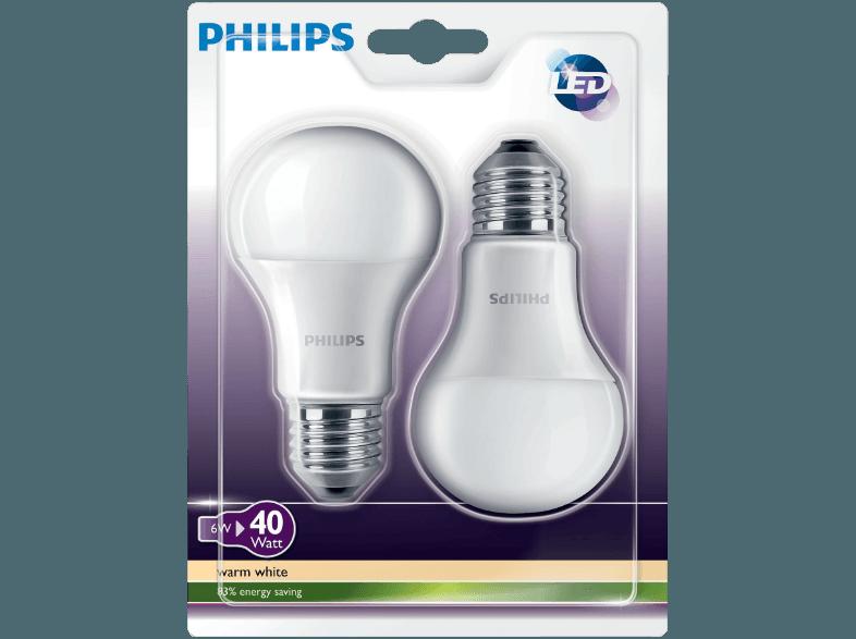 PHILIPS 49112600 LED Leuchtmittel 6 Watt E27, PHILIPS, 49112600, LED, Leuchtmittel, 6, Watt, E27