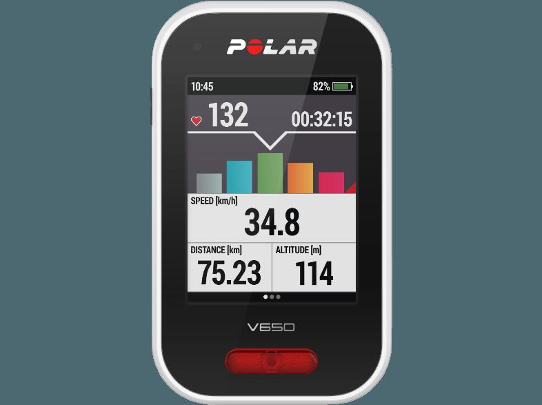 POLAR V650 (ohne Herzfrequenz-Sensor) Radsport, POLAR, V650, ohne, Herzfrequenz-Sensor, Radsport
