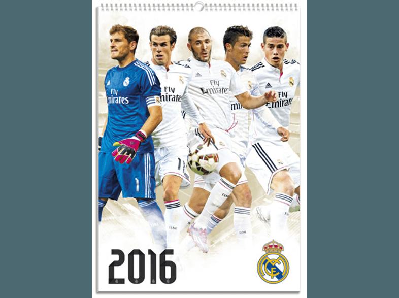 Real Madrid - Kalender 2016 (30x42/A3), Real, Madrid, Kalender, 2016, 30x42/A3,