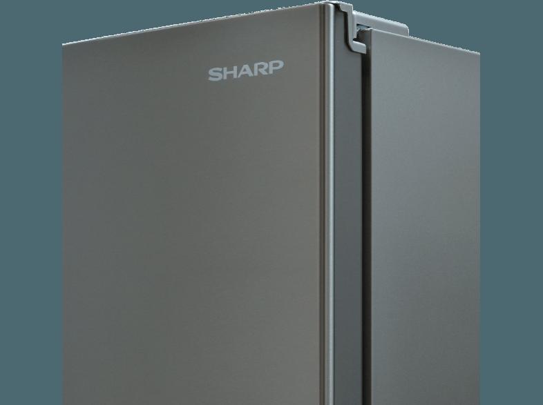 SHARP SJ-B 2455 E 0 I-EU Kühlgefrierkombination (309 kWh/Jahr, A  , 1868 mm hoch, Inox), SHARP, SJ-B, 2455, E, 0, I-EU, Kühlgefrierkombination, 309, kWh/Jahr, A, , 1868, mm, hoch, Inox,