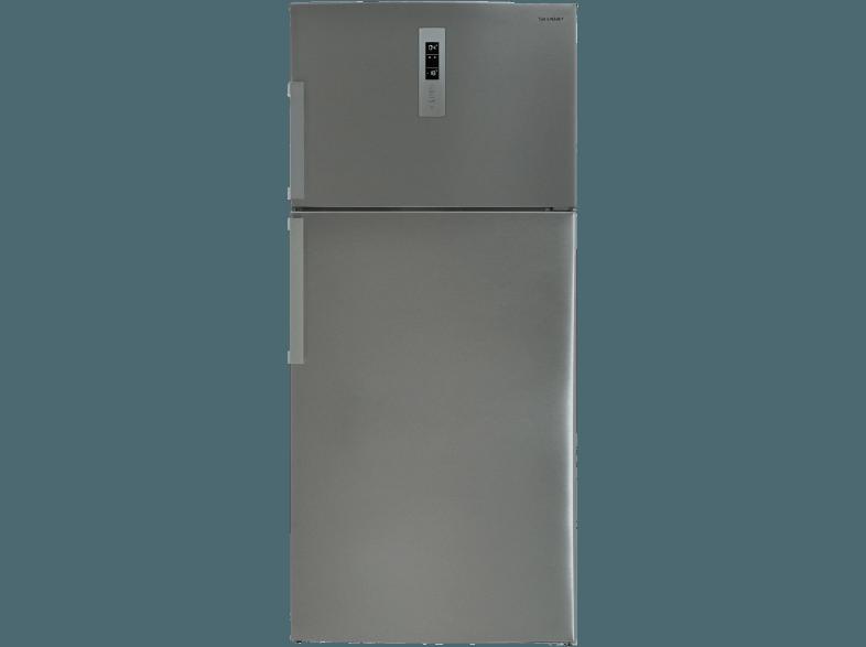 SHARP SJ-T 2498 E 0 I-EU Kühlgefrierkombination (321 kWh/Jahr, A  , 1818 mm hoch, Inox)