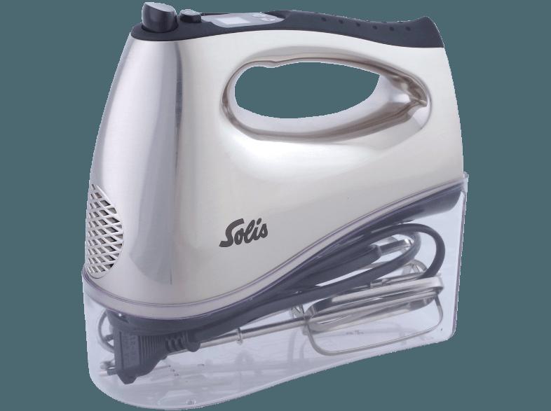 SOLIS 921.32 Compact Handmixer 300 Watt Edelstahl/Schwarz