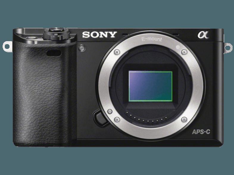 SONY Alpha 6000 Kit Systemkamera 24.7 Megapixel mit Objektiv 16-50 mm, 55-210 mm f/3.5-5.6, f/4.5-6.3,, 7.5 cm Display