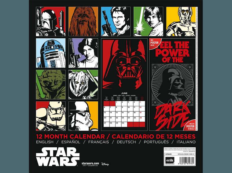 Star Wars Graphic - Kalender 2016 (30x30)