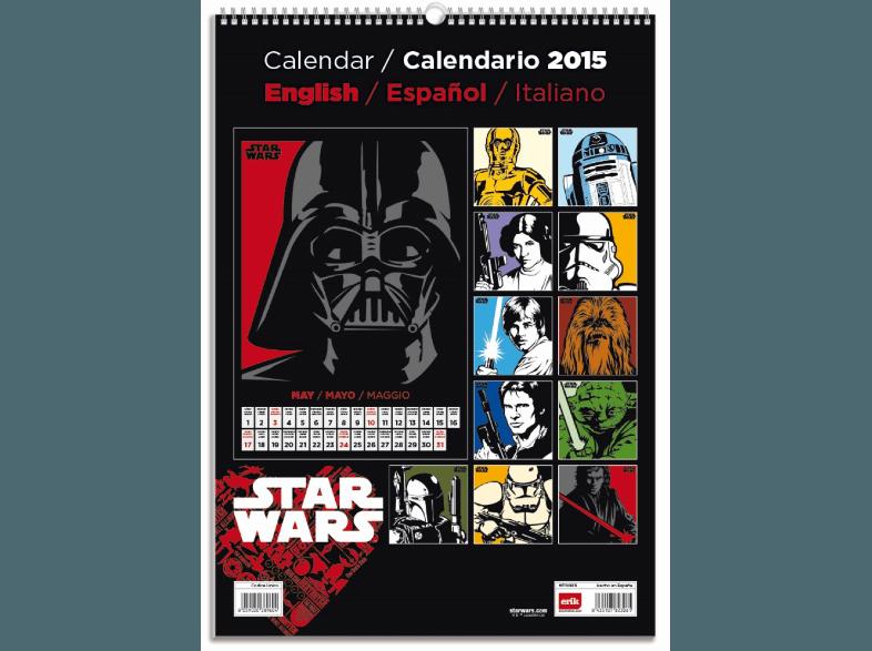 Star Wars Graphic - Kalender 2016 (30x42/A3), Star, Wars, Graphic, Kalender, 2016, 30x42/A3,