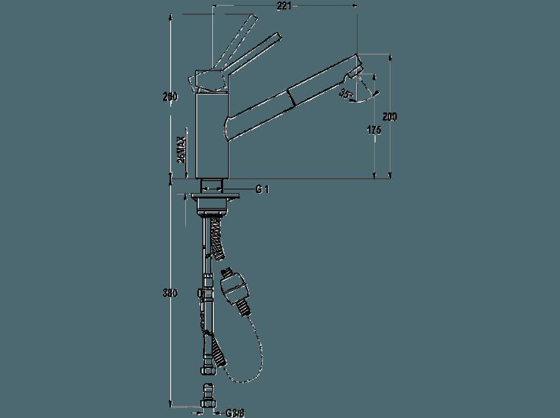 TEKA 249780200 VTK 978 Armatur, TEKA, 249780200, VTK, 978, Armatur