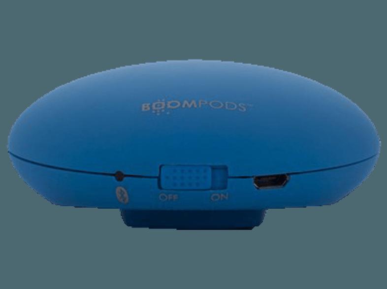 BOOMPODS Downdraft BT Portable Bluetooth Lautsprecher Blau, BOOMPODS, Downdraft, BT, Portable, Bluetooth, Lautsprecher, Blau