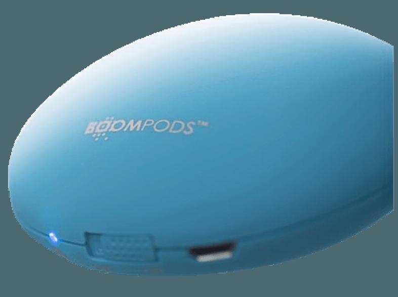 BOOMPODS Downdraft BT Portable Bluetooth Lautsprecher Blau, BOOMPODS, Downdraft, BT, Portable, Bluetooth, Lautsprecher, Blau