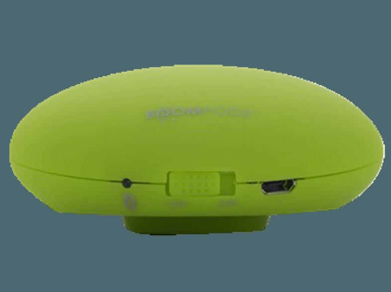 BOOMPODS Downdraft BT Portable Bluetooth Lautsprecher Grün