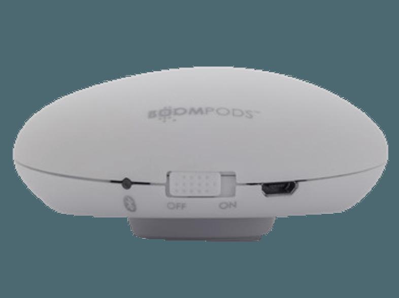 BOOMPODS Downdraft BT Portable Bluetooth Lautsprecher Weiß, BOOMPODS, Downdraft, BT, Portable, Bluetooth, Lautsprecher, Weiß
